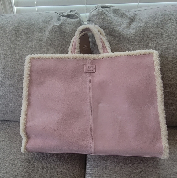 UGG X TELFAR Large Shopper Bag In Pink - Picture 10 of 12